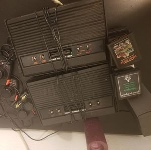 2 Atari 2600, Sega Genesis,  Games, Controllers